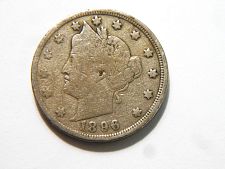 1896 Liberty Nickel clashed die error showing ghostly reverse design impression transferred to obverse field